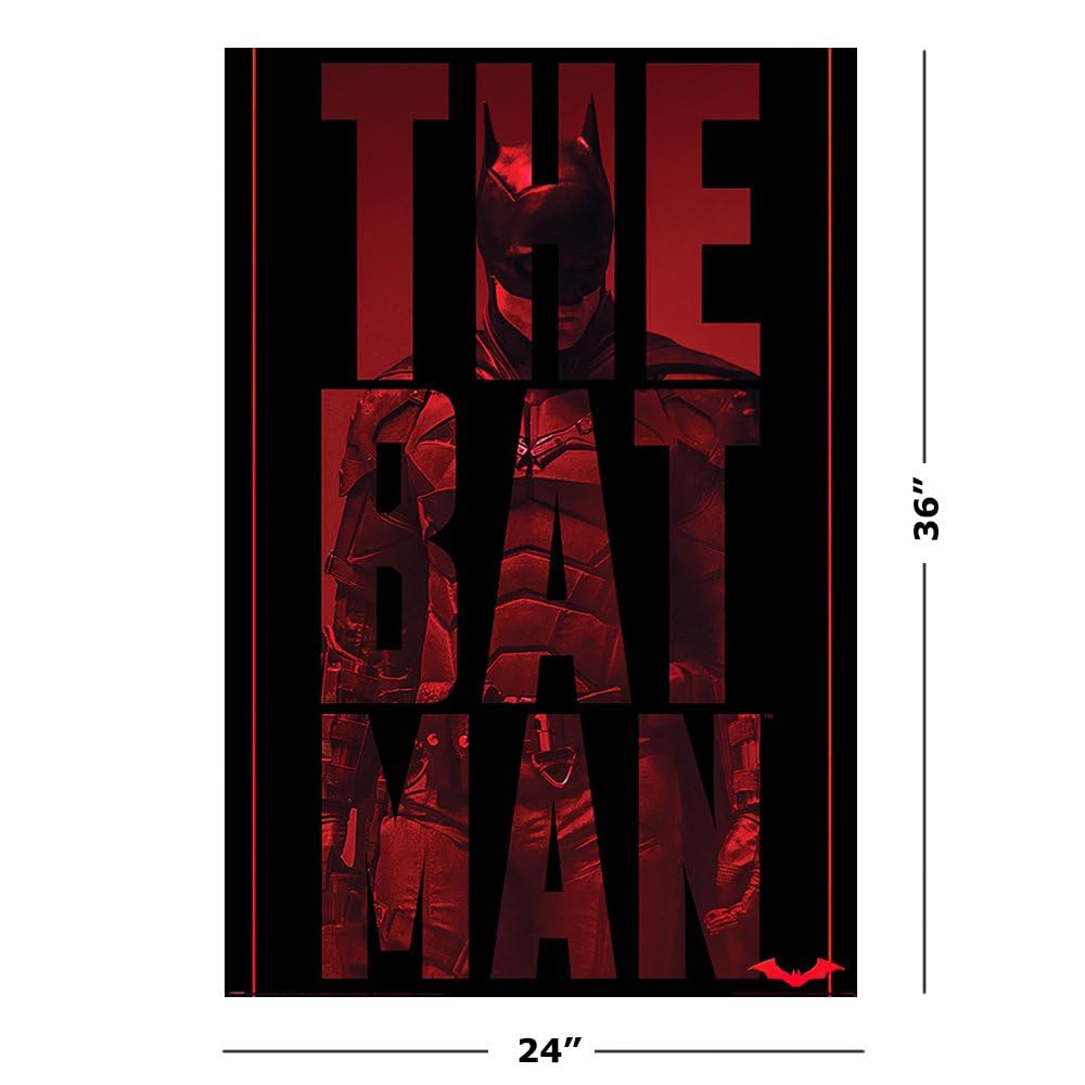 Amazon.com: The Batman - Movie Poster (Type Cutaway) (Size: 24